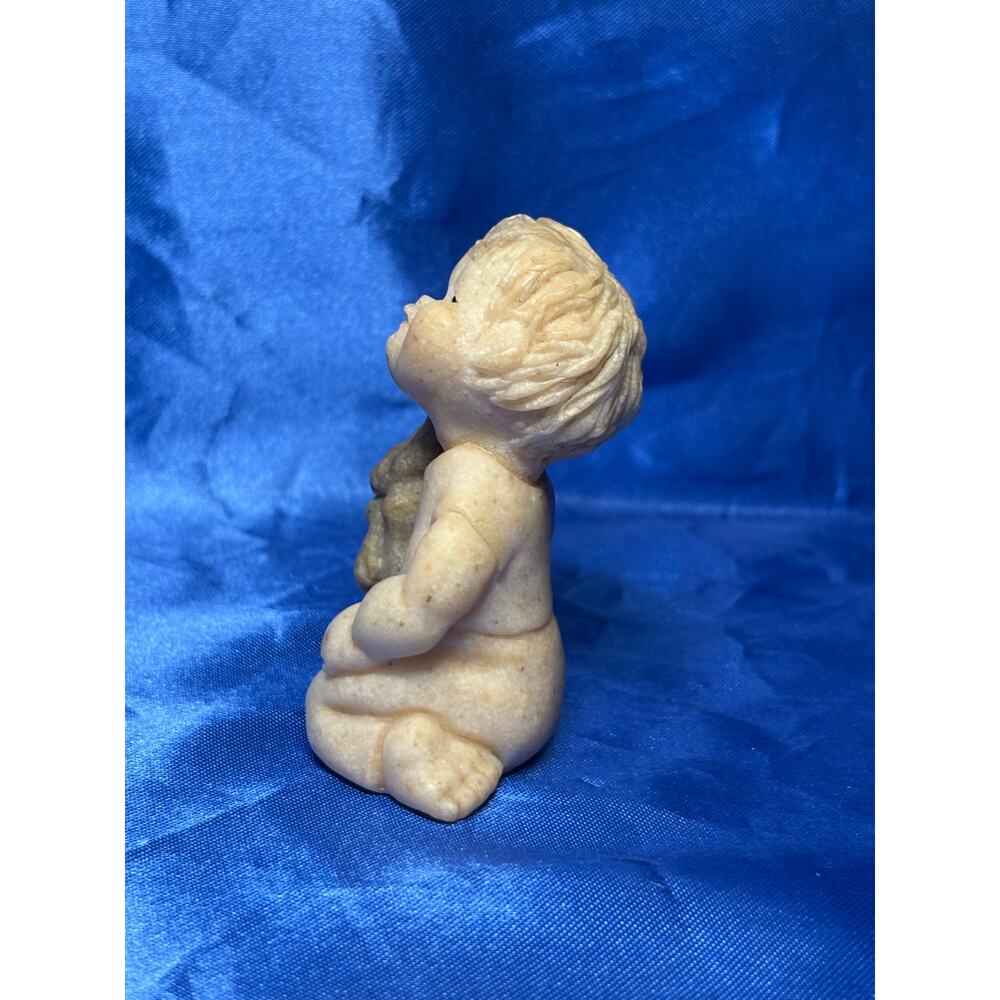 Quarry Kid Ricky Some Bunny Boy Holding Stuffed Rabbit - Picture 2 of 7